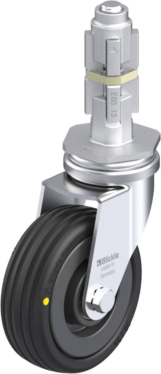 Blickle 746861 LRA-VPA 75K-EL-E03 Kółko skrętne Średnica koła: 75 mm Maksymalne obciążenie: 45 kg 1 szt. - obrazek 1