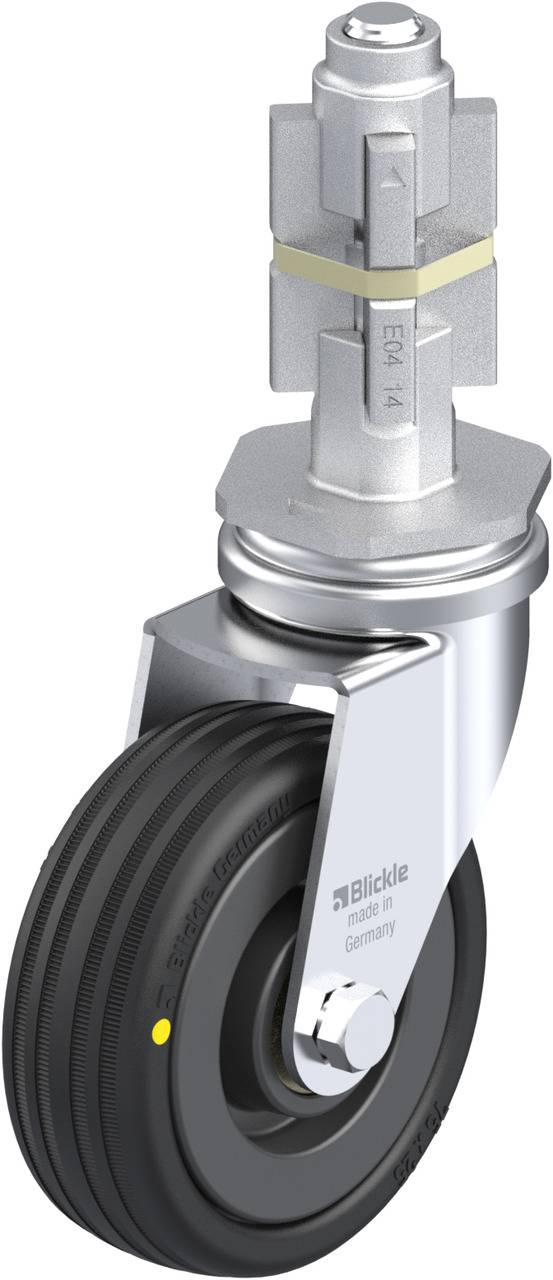 Blickle 613471 LRA-VPA 75K-EL-E04 Kółko skrętne Średnica koła: 75 mm Maksymalne obciążenie: 45 kg 1 szt. - obrazek 1