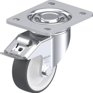 Blickle 682351 LH-POTH 100R-3-FI Kółko skrętne z hamulcem Średnica koła: 100 mm Maksymalne obciążenie: 300 kg 1 szt.