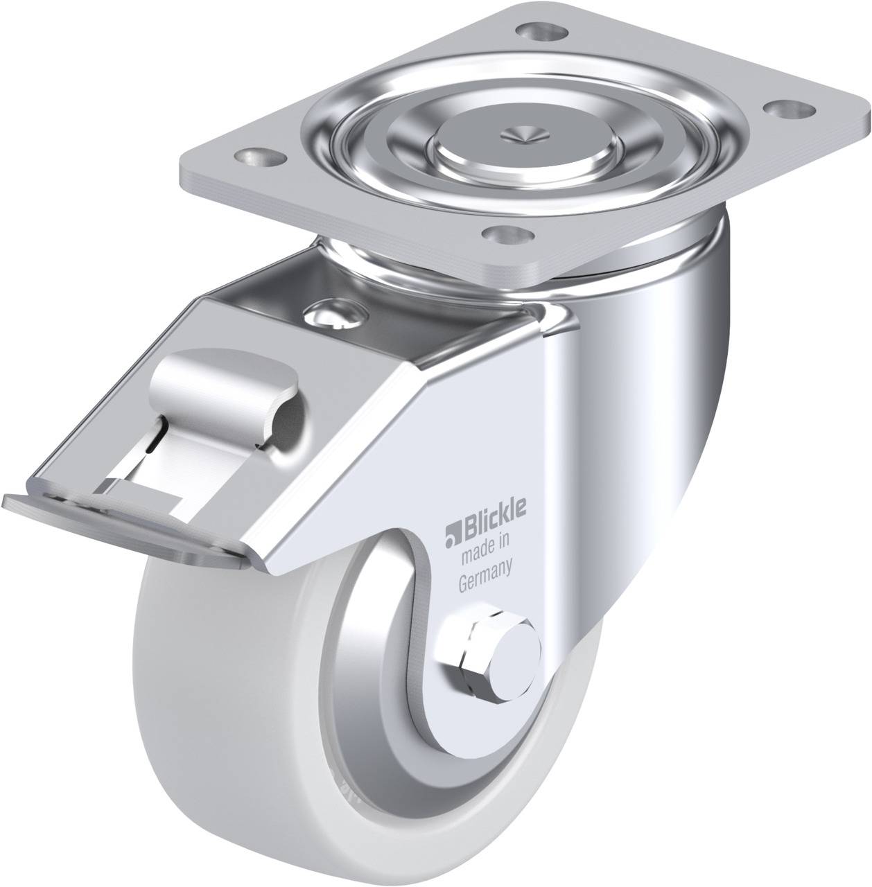 Blickle 750180 LH-SPO 127K-FI-FA Kółko skrętne z hamulcem Średnica koła: 125 mm Maksymalne obciążenie: 750 kg 1 szt. - obrazek 1