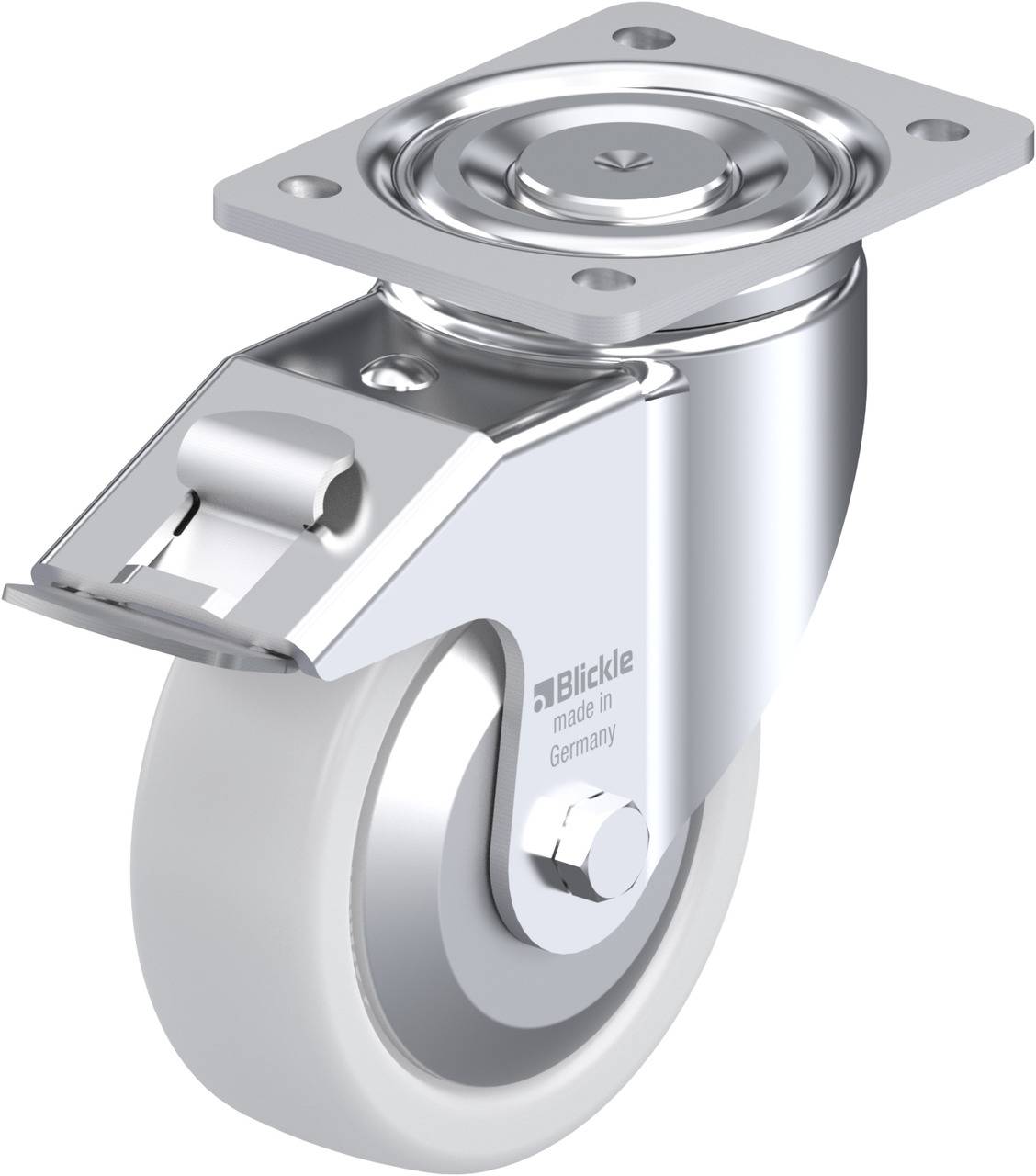 Blickle 750183 LH-SPO 150G-FI-FA Kółko skrętne z hamulcem Średnica koła: 150 mm Maksymalne obciążenie: 800 kg 1 szt. - obrazek 1