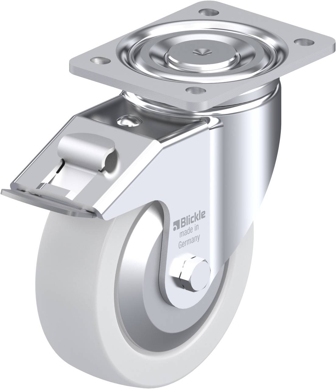 Blickle 852915 LH-SPO 160K-FI-FA Kółko skrętne z hamulcem Średnica koła: 160 mm Maksymalne obciążenie: 850 kg 1 szt. - obrazek 1