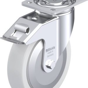 Blickle 750197 LH-SPO 200G-FI-FA Kółko skrętne z hamulcem Średnica koła: 200 mm Maksymalne obciążenie: 900 kg 1 szt.