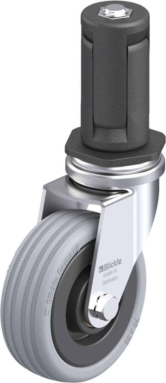 Blickle 848054 LRA-VPA 75K-ER04 Kółko skrętne Średnica koła: 75 mm Maksymalne obciążenie: 60 kg 1 szt. - obrazek 1