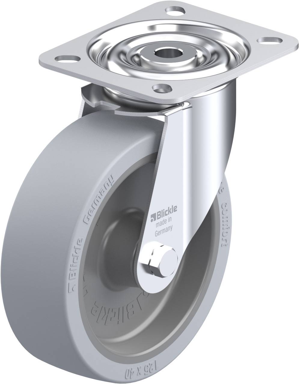 Blickle 757061 LI-POSI 125G-SG Kółko skrętne Średnica koła: 125 mm Maksymalne obciążenie: 120 kg 1 szt. - obrazek 1