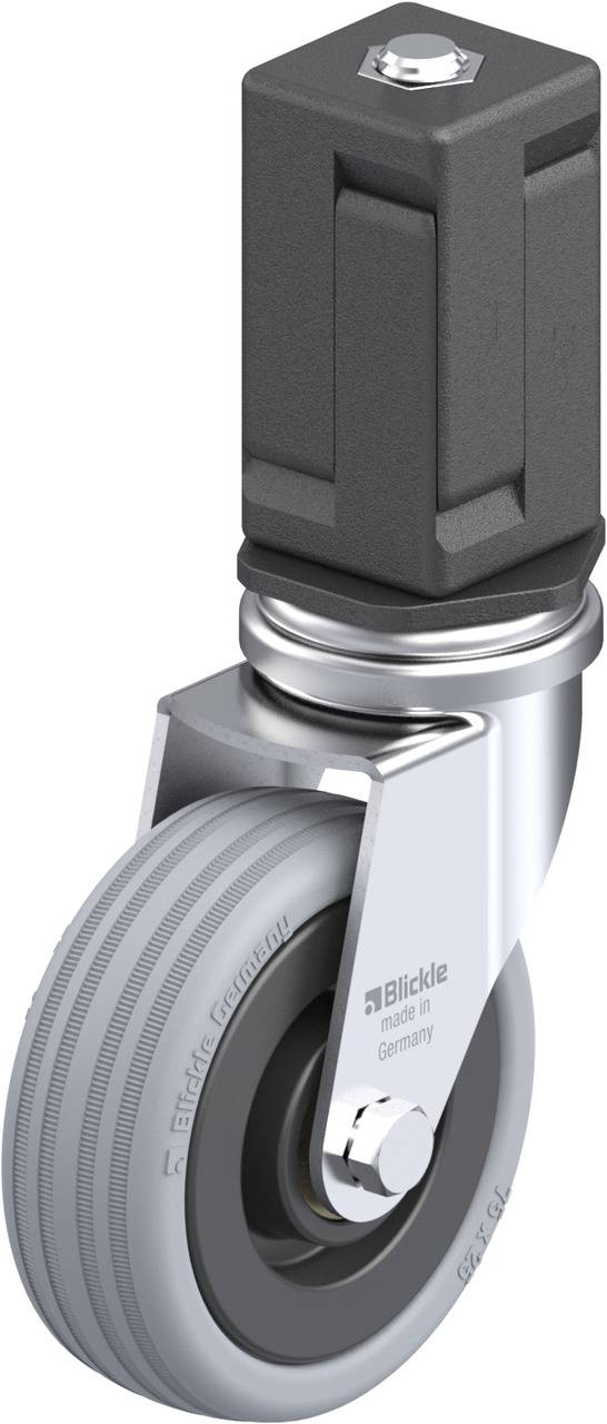Blickle 848060 LRA-VPA 75K-EV07 Kółko skrętne Średnica koła: 75 mm Maksymalne obciążenie: 60 kg 1 szt. - obrazek 1