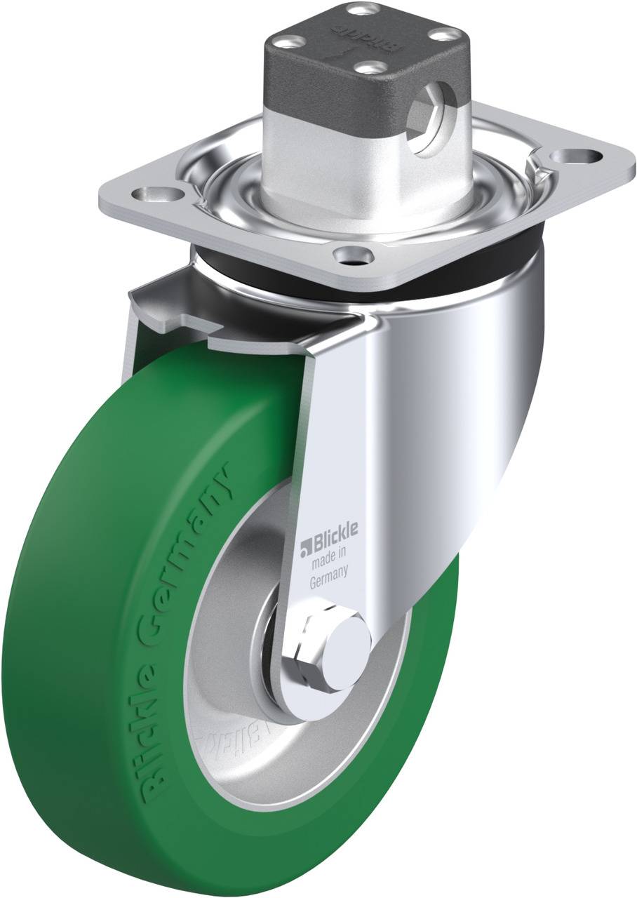 Blickle 752047 LK-ALST 125K-1-CS11 Kółko skrętne z hamulcem Średnica koła: 125 mm Maksymalne obciążenie: 350 kg 1 szt. - obrazek 1