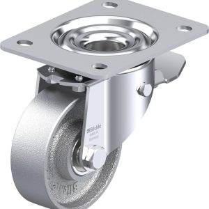 Blickle 853067 LK-G 100K-3-ST Kółko skrętne z hamulcem Średnica koła: 100 mm Maksymalne obciążenie: 350 kg 1 szt.