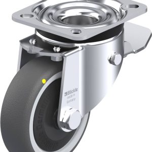 Blickle 852235 LK-PATH 100KF-1-ST-ELS Kółko skrętne z hamulcem Średnica koła: 100 mm Maksymalne obciążenie: 130 kg 1 szt