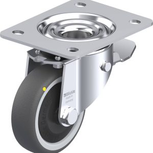 Blickle 852241 LK-PATH 100KF-3-ST-ELS Kółko skrętne z hamulcem Średnica koła: 100 mm Maksymalne obciążenie: 130 kg 1 szt
