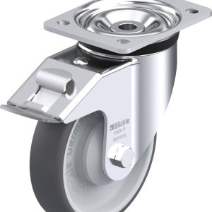 Blickle 760101 LK-PATH 160KA-FI Kółko skrętne z hamulcem Średnica koła: 160 mm Maksymalne obciążenie: 400 kg 1 szt.