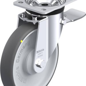 Blickle 852278 LK-PATH 200KA-ST-ELS Kółko skrętne z hamulcem Średnica koła: 200 mm Maksymalne obciążenie: 325 kg 1 szt.