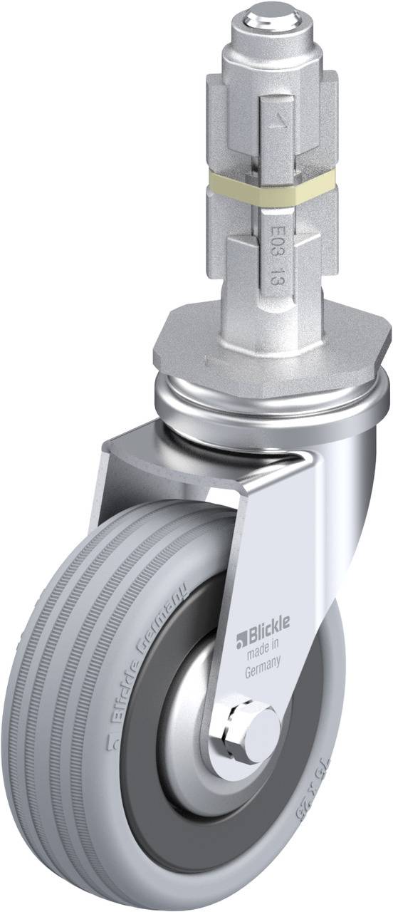 Blickle 276428 LRA-VPA 75K-FA-E03 Kółko skrętne Średnica koła: 75 mm Maksymalne obciążenie: 60 kg 1 szt. - obrazek 1