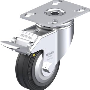 Blickle 743300 LKPA-VPA 80K-FI-EL-FA Kółko skrętne z hamulcem Średnica koła: 80 mm Maksymalne obciążenie: 60 kg 1 szt.