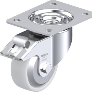 Blickle 852686 LK-PO 100XR-3-FI-FA Kółko skrętne z hamulcem Średnica koła: 100 mm Maksymalne obciążenie: 280 kg 1 szt. Blickle 852686 LK-PO 100XR-3-FI-FA Kółko skrętne z hamulcem Średnica koła: 100 mm Maksymalne obciążenie: 280 kg 1 szt.