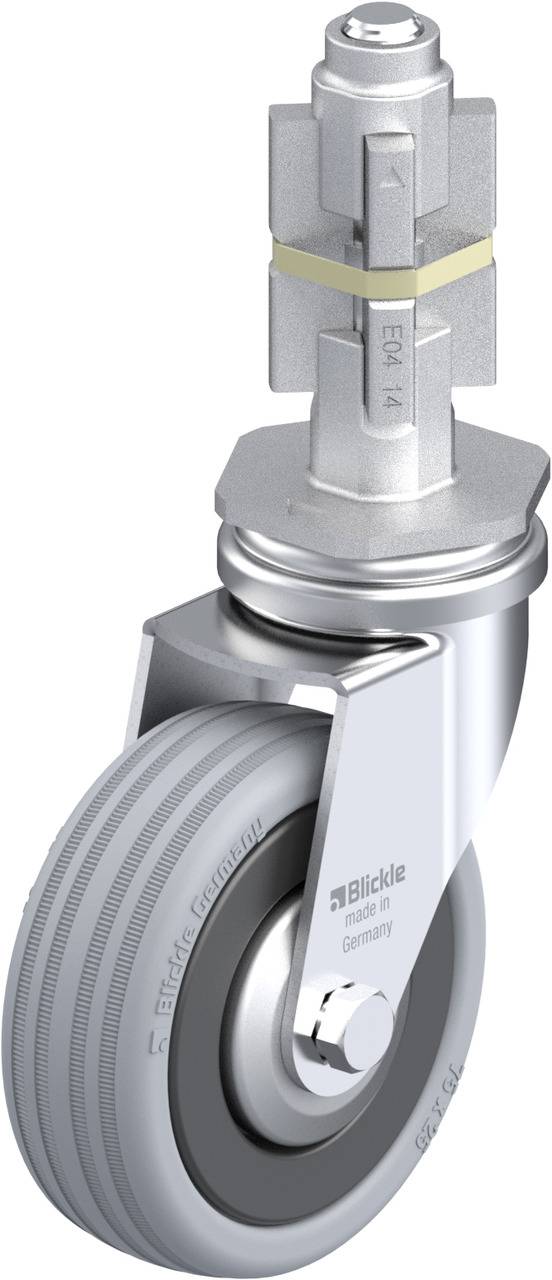 Blickle 328112 LRA-VPA 75K-FA-E04 Kółko skrętne Średnica koła: 75 mm Maksymalne obciążenie: 60 kg 1 szt. - obrazek 1