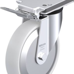 Blickle 750280 LK-PO 200G-IS-FA Kółko skrętne z hamulcem Średnica koła: 200 mm Maksymalne obciążenie: 600 kg 1 szt.