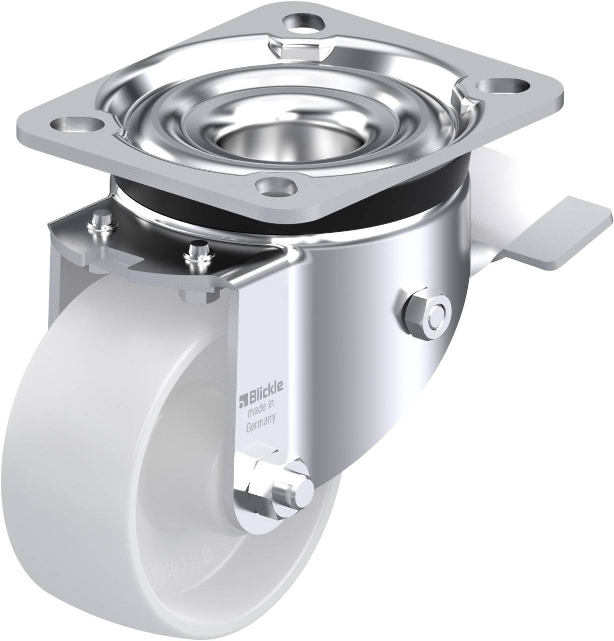 Blickle 852655 LK-PO 82G-ST Kółko skrętne z hamulcem Średnica koła: 80 mm Maksymalne obciążenie: 230 kg 1 szt. - obrazek 1