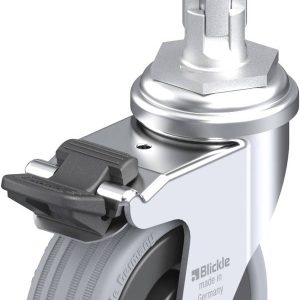 Blickle 292680 LRA-VPA 75K-FI-E01 Kółko skrętne z hamulcem Średnica koła: 75 mm Maksymalne obciążenie: 60 kg 1 szt.