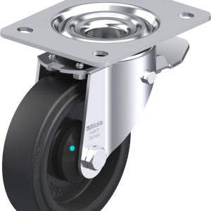 Blickle 851160 LK-POEV 125KAD-3-ST Kółko skrętne z hamulcem Średnica koła: 125 mm Maksymalne obciążenie: 250 kg 1 szt.