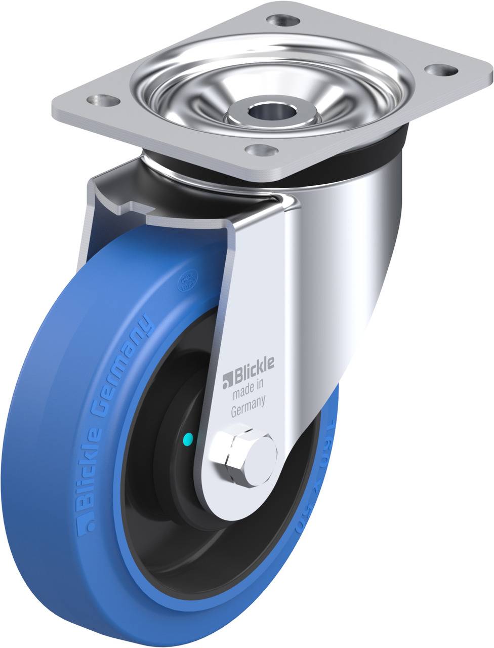 Blickle 748618 LK-POEV 160KAD-SB Kółko skrętne Średnica koła: 160 mm Maksymalne obciążenie: 400 kg 1 szt. - obrazek 1
