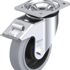 Blickle 851265 LK-POEV 160XKA-FI-SG Kółko skrętne z hamulcem Średnica koła: 160 mm Maksymalne obciążenie: 400 kg 1 szt.