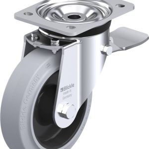 Blickle 851202 LK-POEV 160XR-ST-SG Kółko skrętne z hamulcem Średnica koła: 160 mm Maksymalne obciążenie: 400 kg 1 szt.