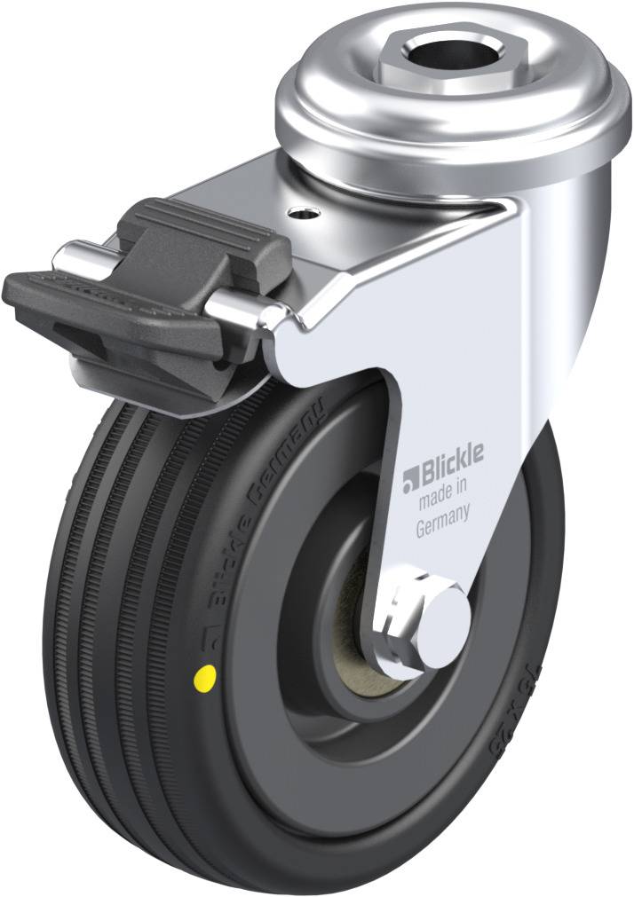 Blickle 299388 LRA-VPA 75K-FI-EL Kółko skrętne z hamulcem Średnica koła: 75 mm Maksymalne obciążenie: 45 kg 1 szt. - obrazek 1