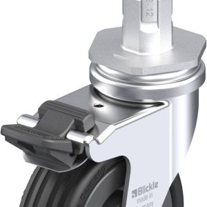Blickle 415646 LRA-VPA 75K-FI-EL-E02 Kółko skrętne z hamulcem Średnica koła: 75 mm Maksymalne obciążenie: 45 kg 1 szt.