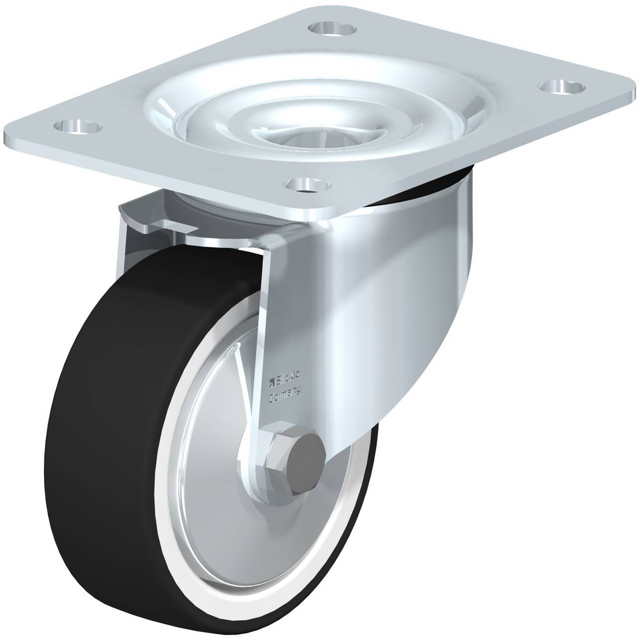 Blickle 750406 LK-POTH 100G-3-FA Kółko skrętne Średnica koła: 100 mm Maksymalne obciążenie: 300 kg 1 szt. - obrazek 1