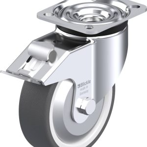 Blickle 750422 LK-POTH 125KA-1-FI-FA Kółko skrętne z hamulcem Średnica koła: 125 mm Maksymalne obciążenie: 350 kg 1 szt.