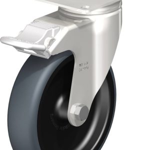 Blickle 853228 LKPXA-TPA 126G-26-FI-ELS Kółko skrętne z hamulcem Średnica koła: 125 mm Maksymalne obciążenie: 80 kg 1 sz