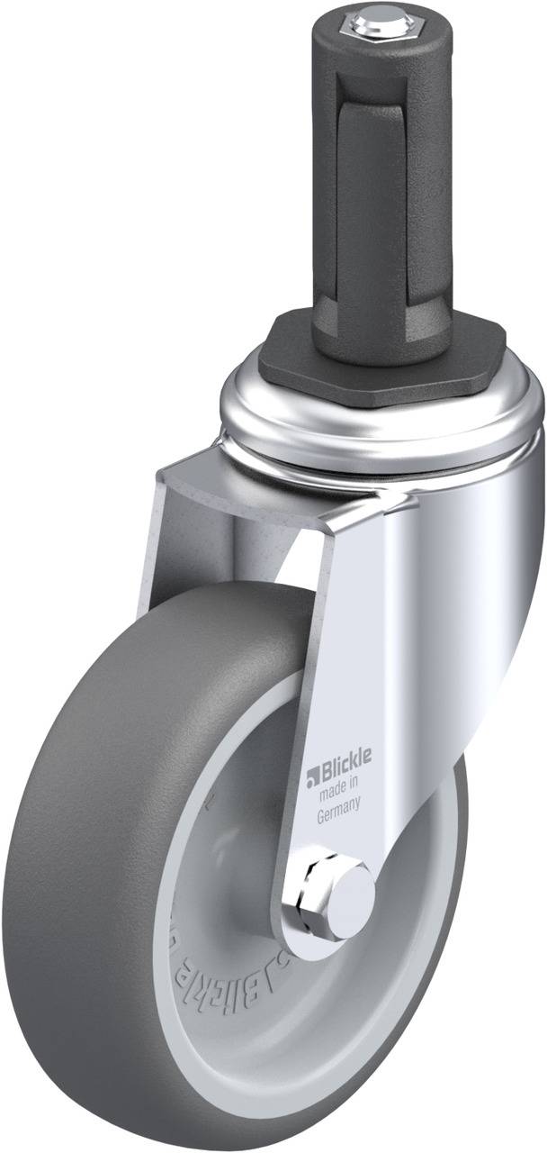 Blickle 848780 LKRA-PATH 101G-11-ER13 Kółko skrętne Średnica koła: 100 mm Maksymalne obciążenie: 120 kg 1 szt. - obrazek 1