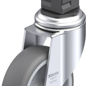 Blickle 848787 LKRA-PATH 101G-11-EV17 Kółko skrętne Średnica koła: 100 mm Maksymalne obciążenie: 120 kg 1 szt.