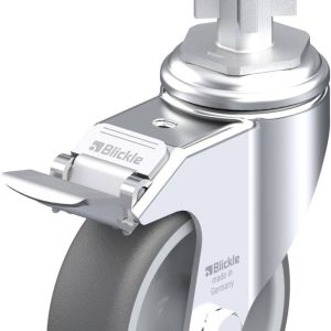 Blickle 848762 LKRA-PATH 101G-11-FI-E15 Kółko skrętne z hamulcem Średnica koła: 100 mm Maksymalne obciążenie: 120 kg 1 s