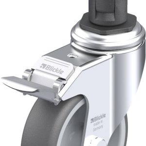 Blickle 848766 LKRA-PATH 101G-11-FI-ER14 Kółko skrętne z hamulcem Średnica koła: 100 mm Maksymalne obciążenie: 120 kg 1