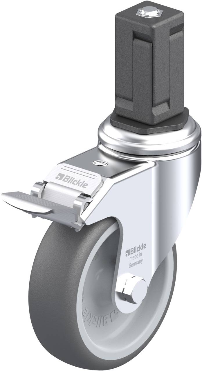 Blickle 848771 LKRA-PATH 101G-11-FI-EV15 Kółko skrętne z hamulcem Średnica koła: 100 mm Maksymalne obciążenie: 120 kg 1 - obrazek 1