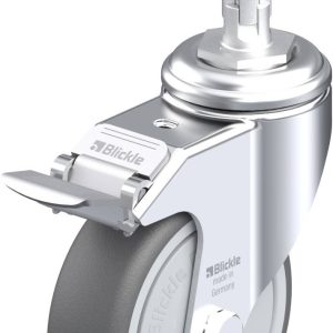 Blickle 848800 LKRA-PATH 101KF-11-FI-E11 Kółko skrętne z hamulcem Średnica koła: 100 mm Maksymalne obciążenie: 120 kg 1