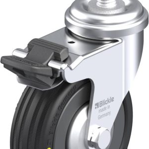Blickle 352146 LRA-VPA 75K-FI-EL-FA-GS10 Kółko skrętne z hamulcem Średnica koła: 75 mm Maksymalne obciążenie: 45 kg 1 sz