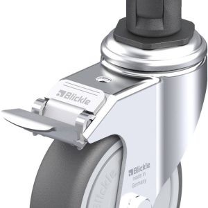 Blickle 848808 LKRA-PATH 101KF-11-FI-ER14 Kółko skrętne z hamulcem Średnica koła: 100 mm Maksymalne obciążenie: 120 kg 1