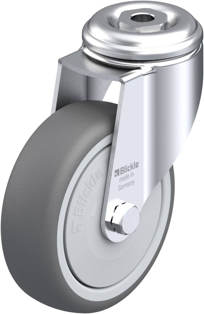 Blickle 754846 LKRA-PATH 101KF-11 Kółko skrętne Średnica koła: 100 mm Maksymalne obciążenie: 120 kg 1 szt. - obrazek 1
