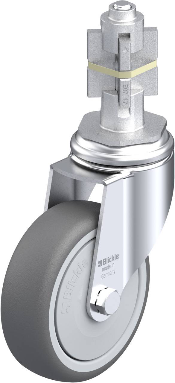 Blickle 848827 LKRA-PATH 101KF-11-E17 Kółko skrętne Średnica koła: 100 mm Maksymalne obciążenie: 120 kg 1 szt. - obrazek 1