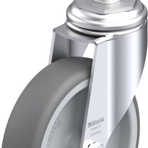 Blickle 848858 LKRA-PATH 126G-11-E15 Kółko skrętne Średnica koła: 125 mm Maksymalne obciążenie: 120 kg 1 szt.