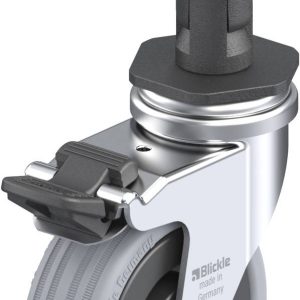 Blickle 848034 LRA-VPA 75K-FI-ER02 Kółko skrętne z hamulcem Średnica koła: 75 mm Maksymalne obciążenie: 60 kg 1 szt. Blickle 848034 LRA-VPA 75K-FI-ER02 Kółko skrętne z hamulcem Średnica koła: 75 mm Maksymalne obciążenie: 60 kg 1 szt.