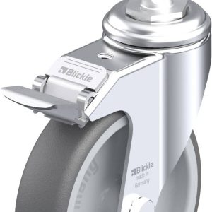 Blickle 848839 LKRA-PATH 126G-11-FI-E11 Kółko skrętne z hamulcem Średnica koła: 125 mm Maksymalne obciążenie: 120 kg 1 s