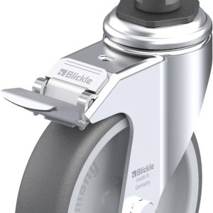 Blickle 848846 LKRA-PATH 126G-11-FI-ER13 Kółko skrętne z hamulcem Średnica koła: 125 mm Maksymalne obciążenie: 120 kg 1