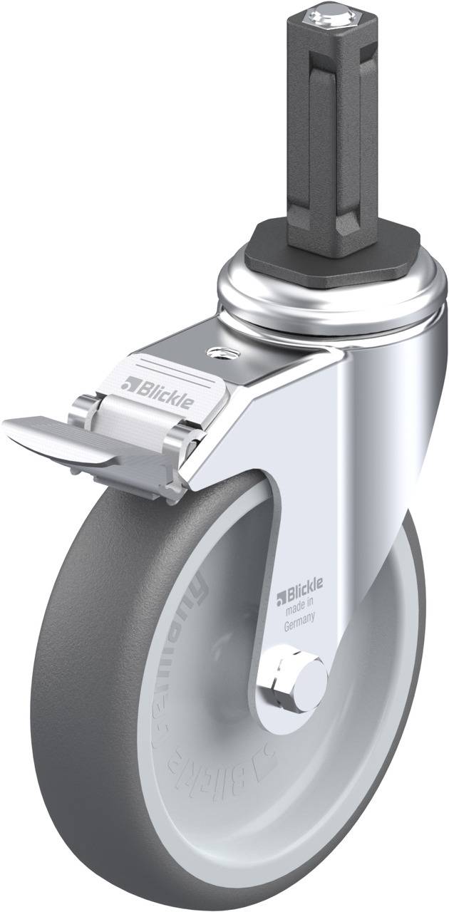Blickle 848849 LKRA-PATH 126G-11-FI-EV12 Kółko skrętne z hamulcem Średnica koła: 125 mm Maksymalne obciążenie: 120 kg 1 - obrazek 1