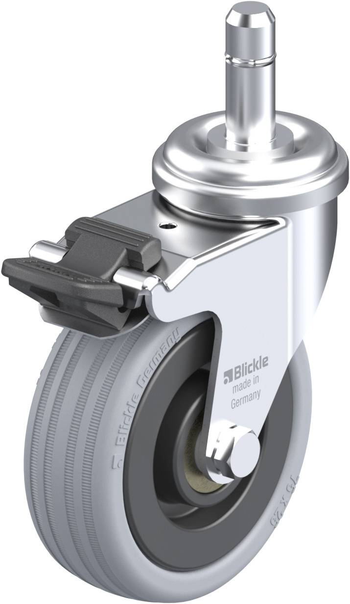 Blickle 288969 LRA-VPA 75K-FI-ES Kółko skrętne z hamulcem Średnica koła: 75 mm Maksymalne obciążenie: 60 kg 1 szt. - obrazek 1