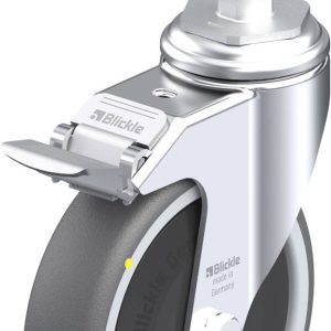 Blickle 848877 LKRA-PATH 126KF-11-FI-ELS-E13 Kółko skrętne z hamulcem Średnica koła: 125 mm Maksymalne obciążenie: 120 k