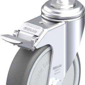 Blickle 848881 LKRA-PATH 126KF-11-FI-E11 Kółko skrętne z hamulcem Średnica koła: 125 mm Maksymalne obciążenie: 120 kg 1